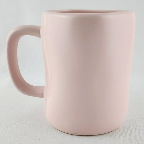 ⭐️2/ $50⭐️ Rae Dunn Artisan  Ceramic Mug Pastel Pink Large Letters LOVE WINS - Picture 4 of 10